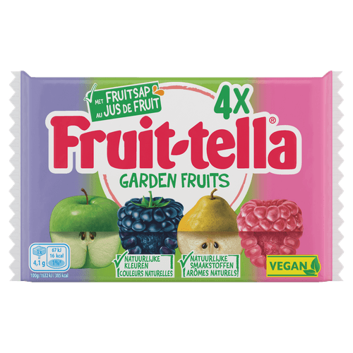 Fruittella Gardenfruits vegan 4 stuks