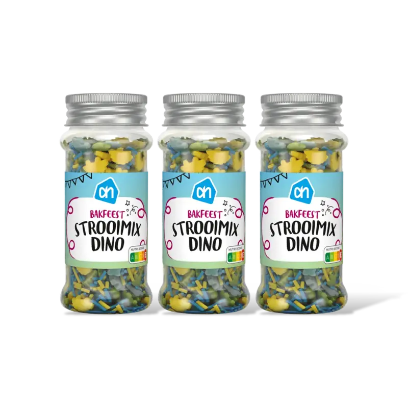 AH Bakfeest strooimix dino 3-pack