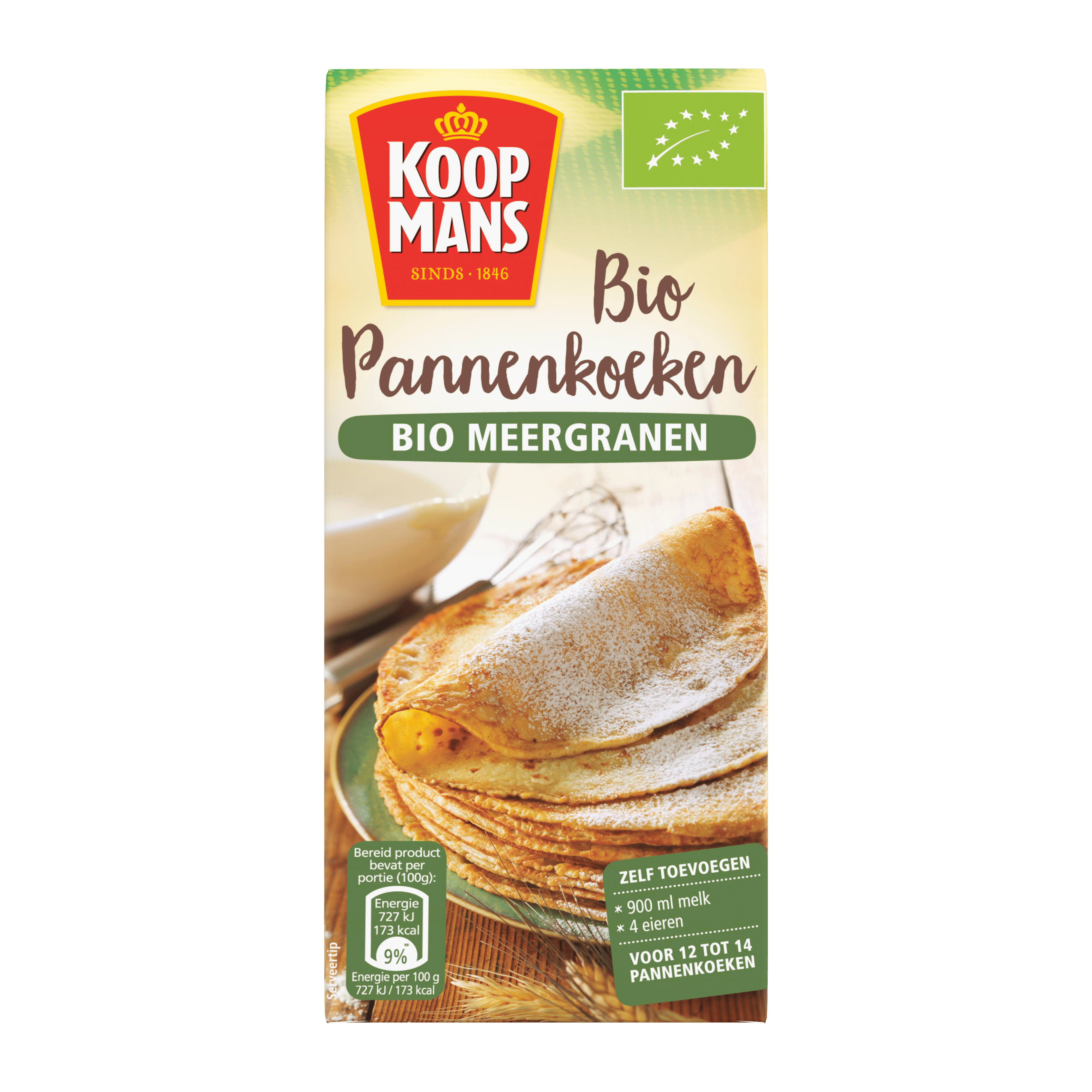 Koopmans Pannenkoekenmix bio meergranen