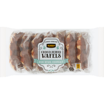 Jumbo Suikerwafels met Chocolade 7 Stuks