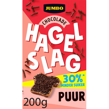 Jumbo Chocolade Hagelslag Puur 200 g