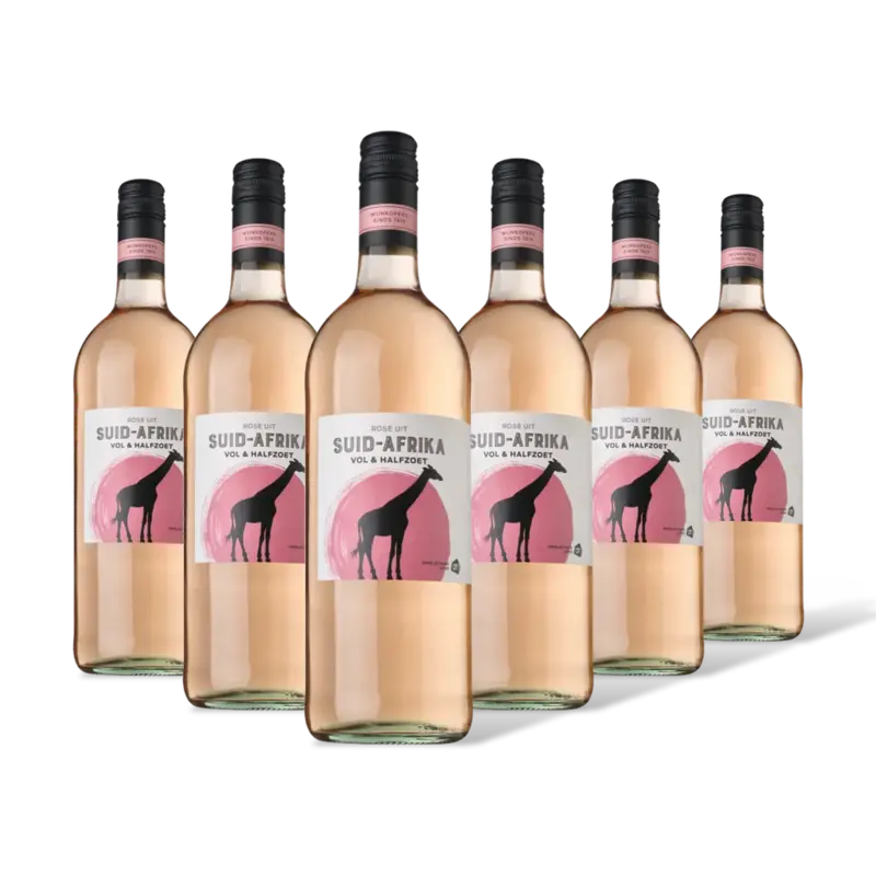 AH Vol & halfzoete SA rosé 6 flessen