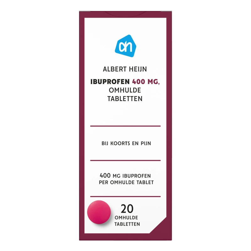 AH Ibuprofen 400mg omhulde tabletten