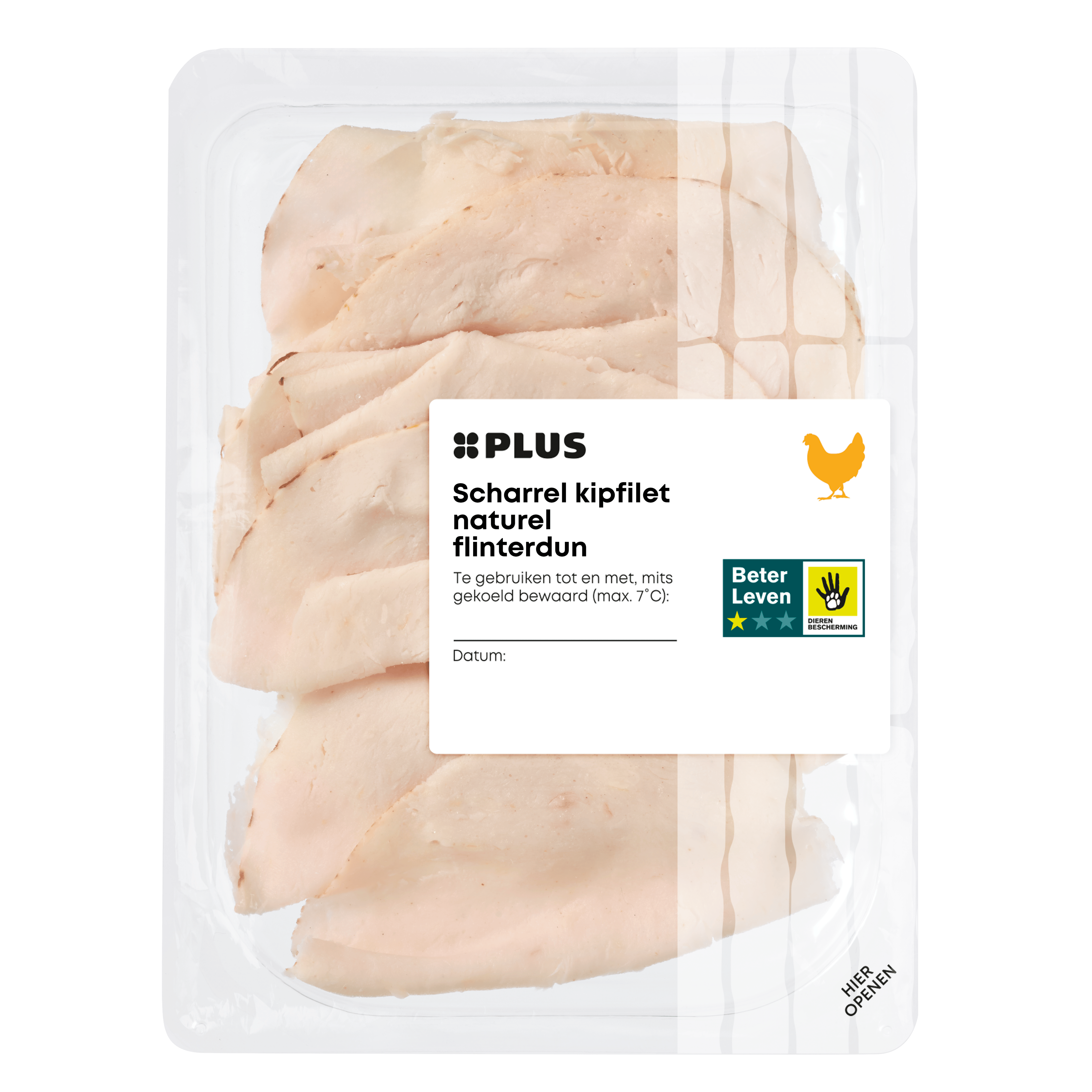 PLUS Kipfilet flinterdun