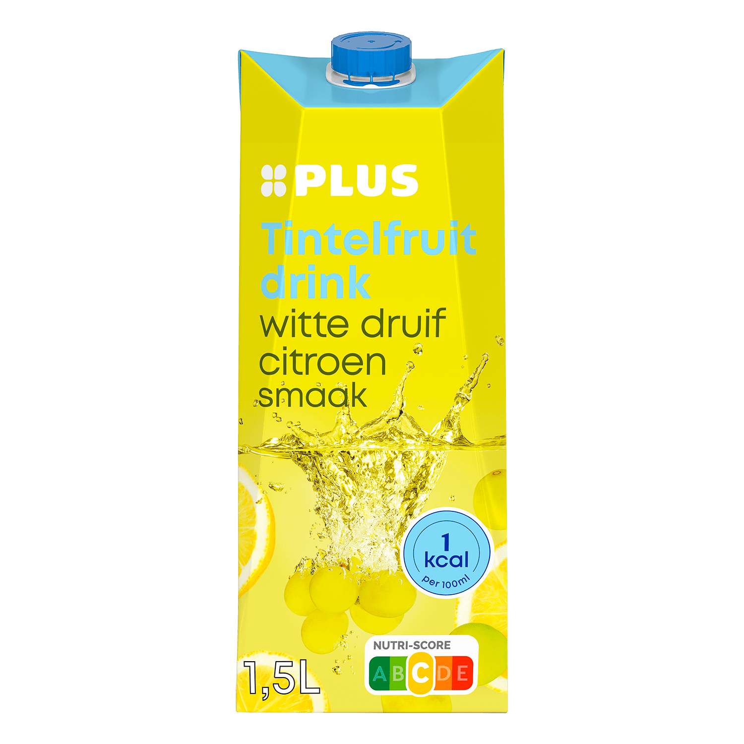 PLUS Tintelfruit 1kcal witte druif citroen