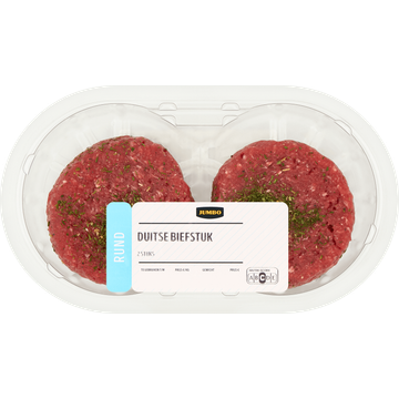 Jumbo Duitse Biefstuk Rund 2 Stuks
