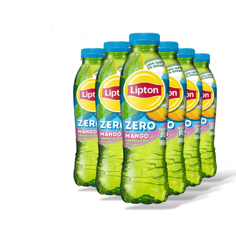 Lipton Zero green ice tea mango 6-pack