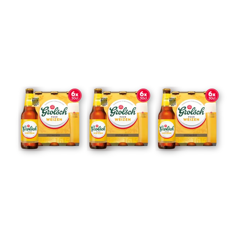Grolsch Puur weizen speciaalbier 18-pack