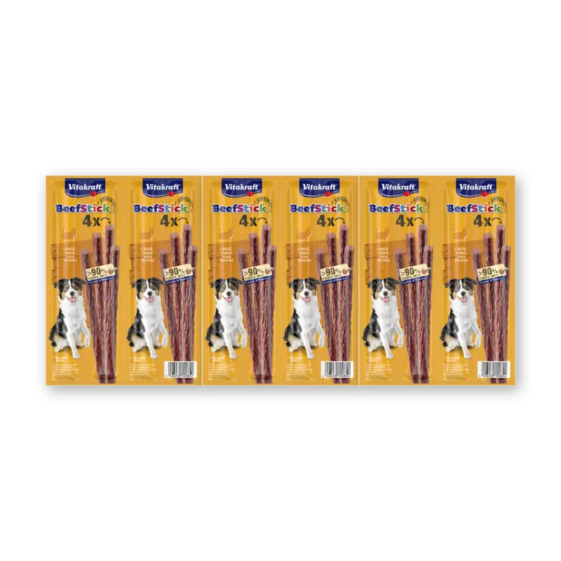 Vitakraft Beefstick kalkoen 3-pack