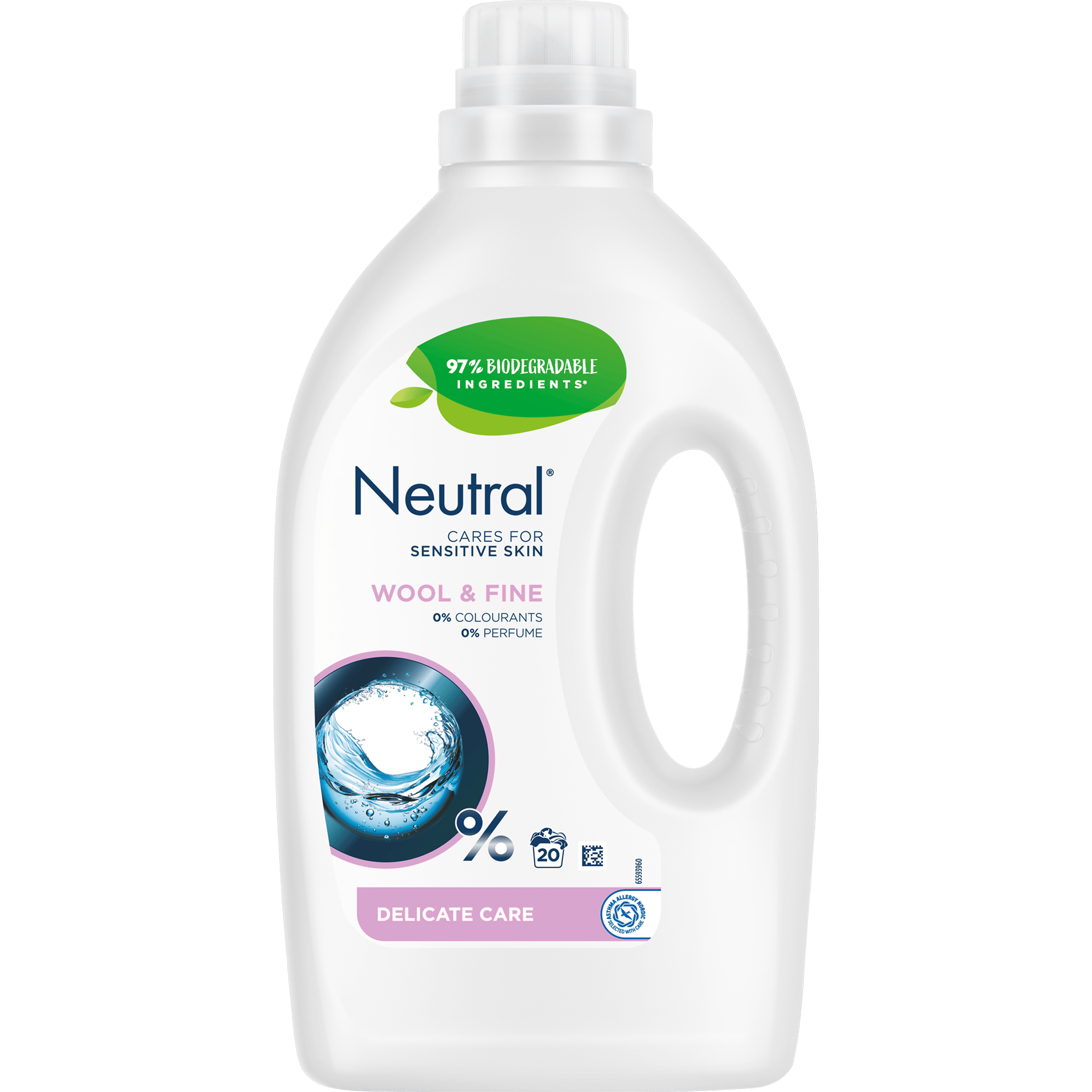 Neutral Vloeibaar wasmiddel wol & fijn