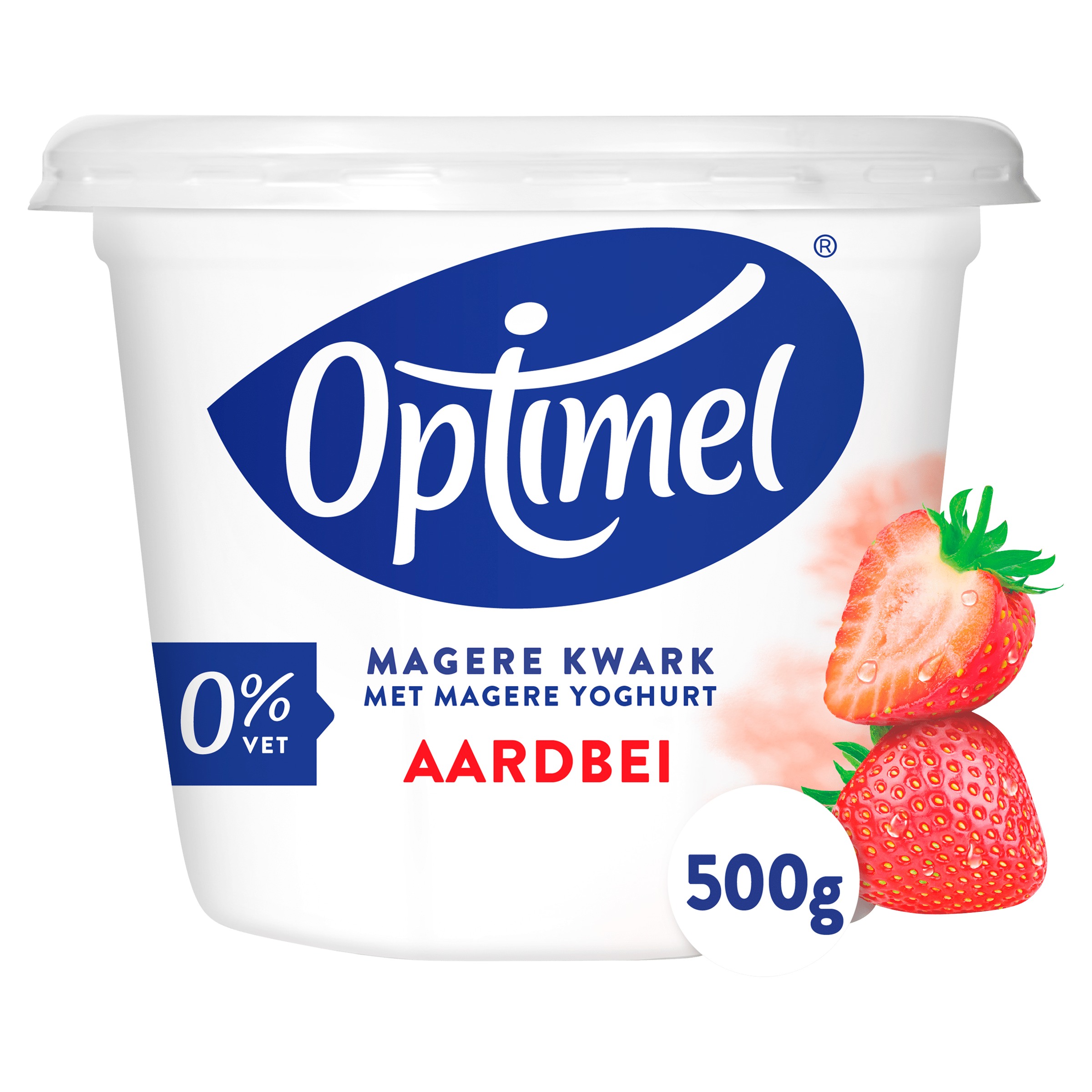Optimel Kwark aardbei 0% vet