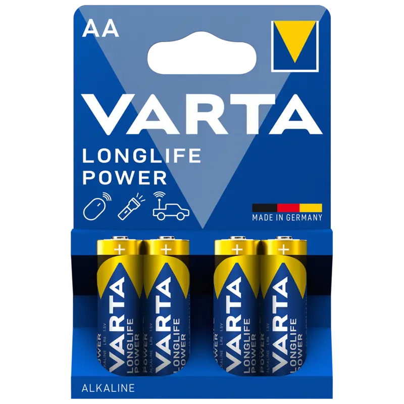 Varta Longlife power AA alkaline batterijen
