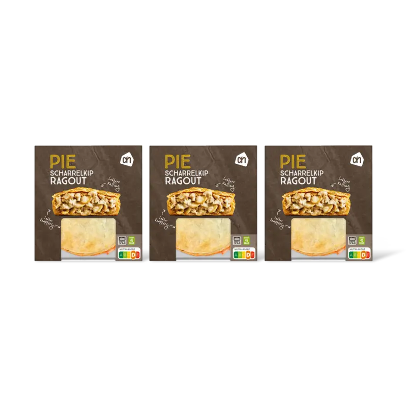 AH Pie scharrelkip ragout 3-pack