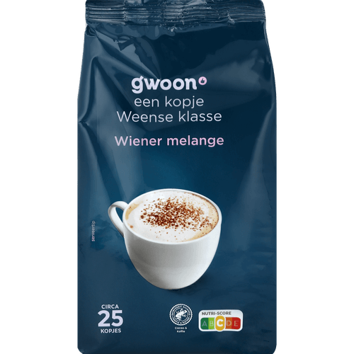 G'woon Oploskoffie wiener melange