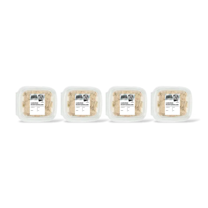 Streeckgenoten Limburgse rundvleessalade 4-pack