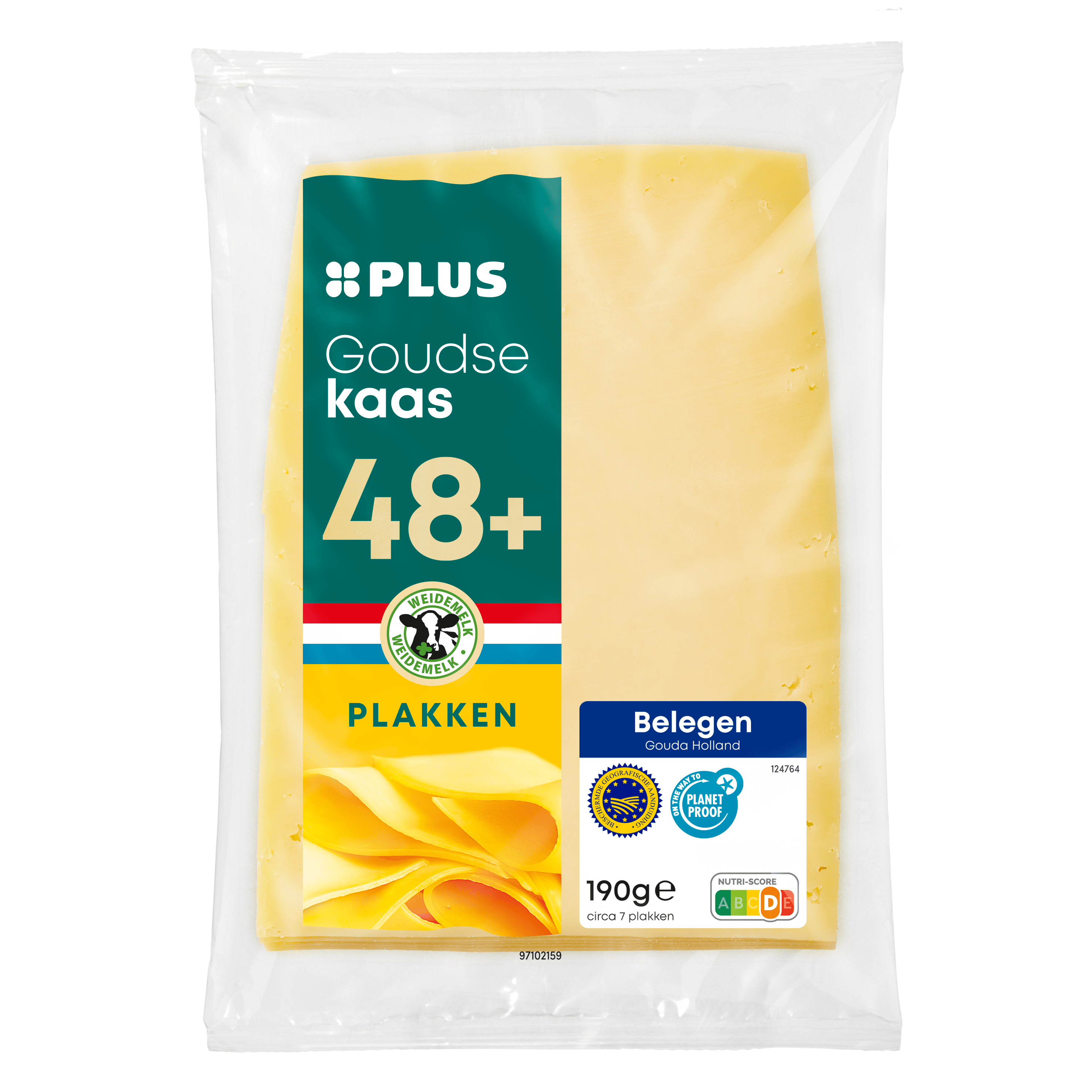 PLUS Goudse belegen 48+ plakken