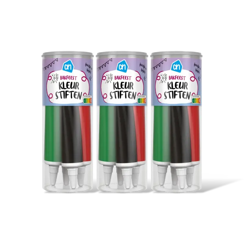 AH Bakfeest kleurstiften 3-pack