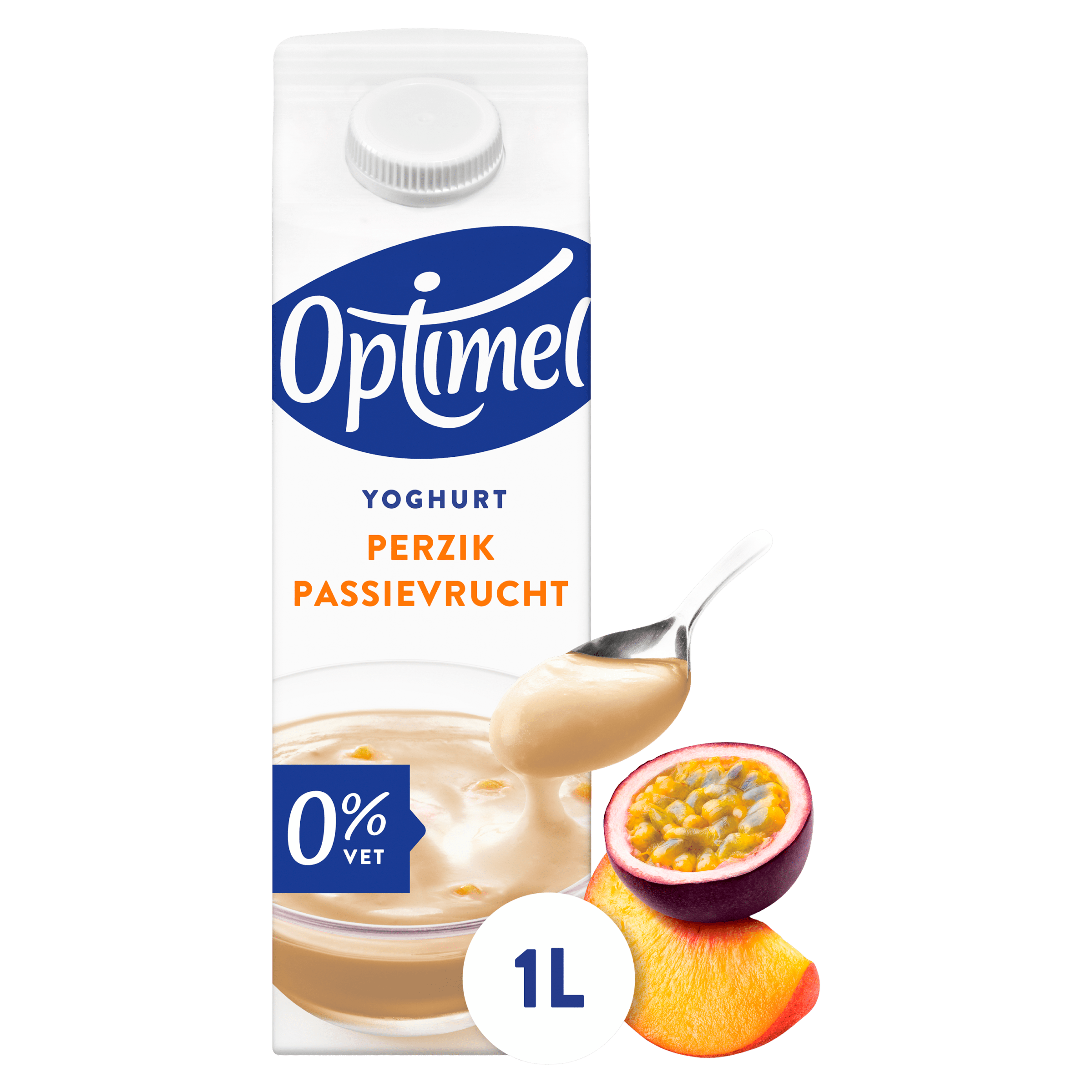 Optimel Yoghurt perzik 0% vet