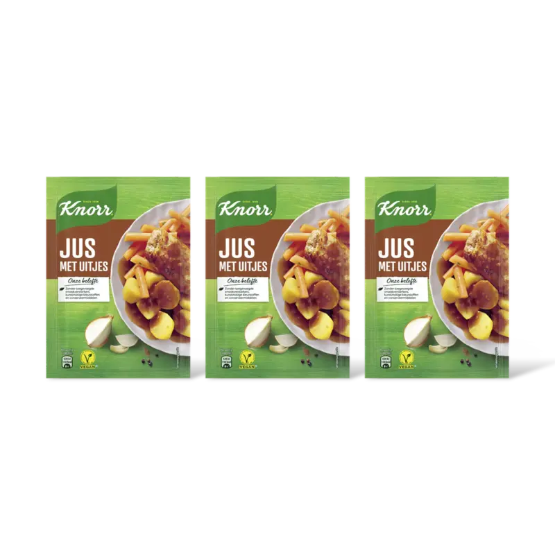 Knorr Mix jus met uitjes 3-pack