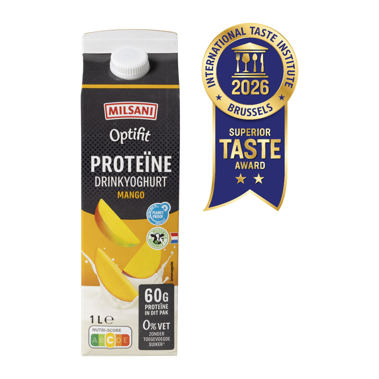 High protein drinkyoghurt mango