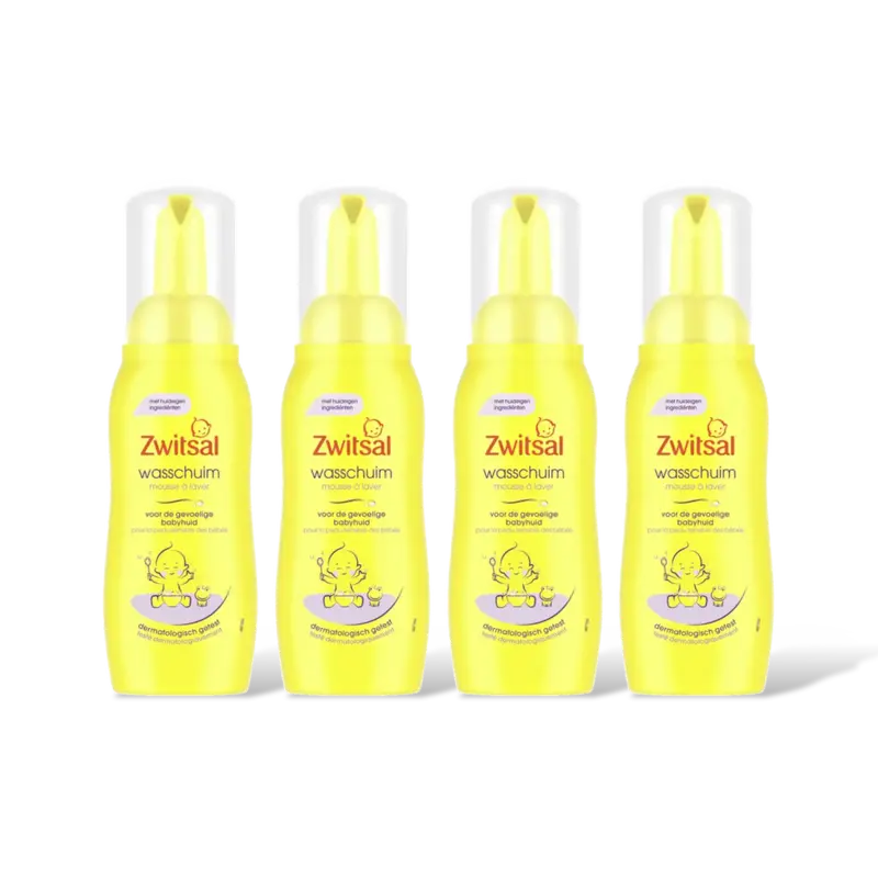 Zwitsal Baby wasschuim 4-pack