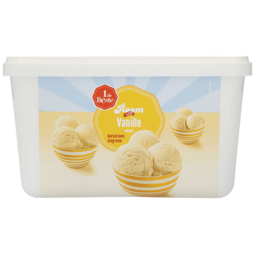 1 de Beste Roomijs vanille
