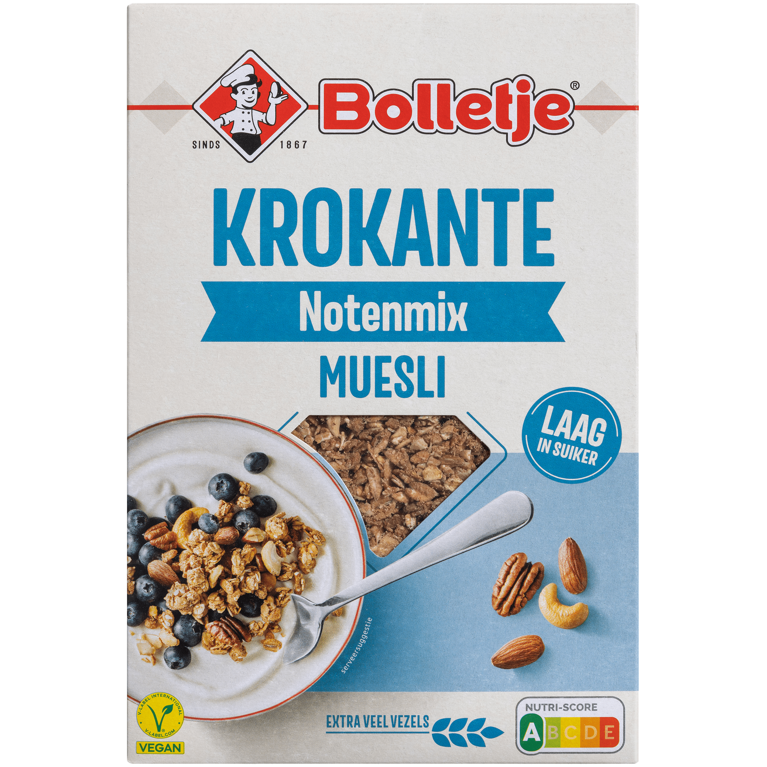 Bolletje Krokante Muesli Notenmix