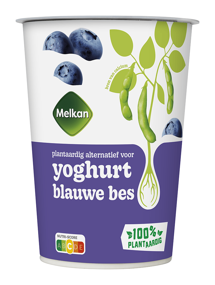 Melkan Soja yoghurt bosbes