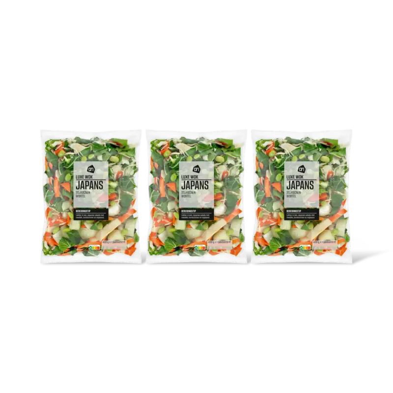 AH Luxe wok Japans sojabonen wortel 3-pack