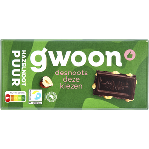 G'woon Tablet Hazelnoot Puur