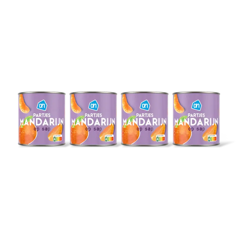 AH Partjes mandarijn op sap 4-pack