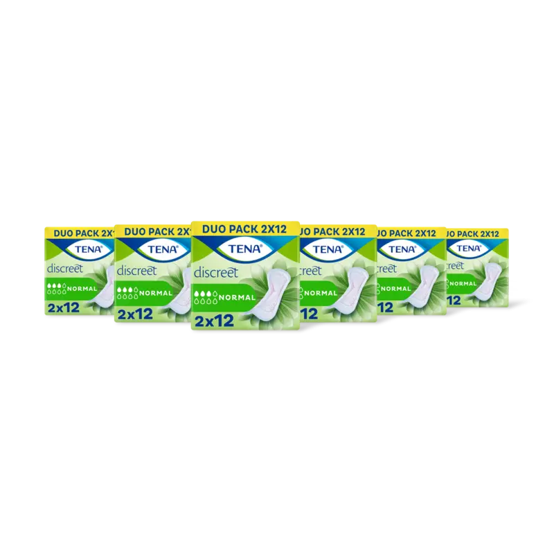 Tena Discreet normal maandverband duo pck 6pk
