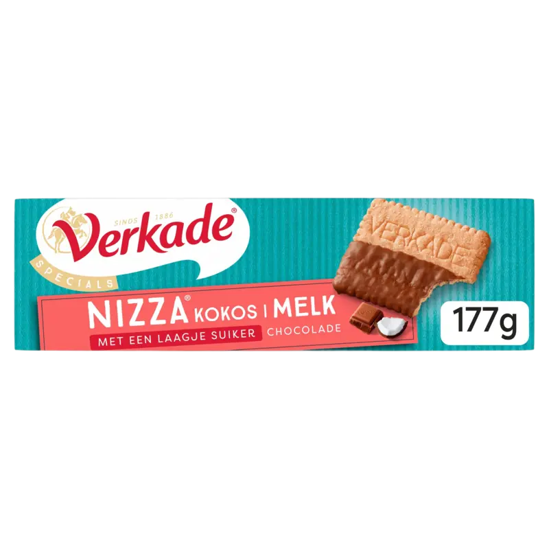 Verkade Nizza kokos melk chocolade