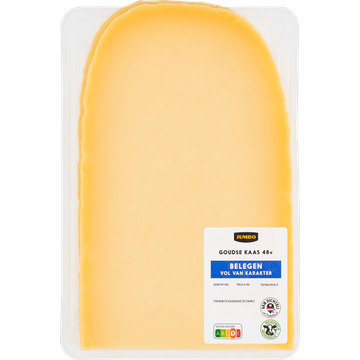 Jumbo Goudse Kaas 48+ Belegen Plakken ca. 185 g