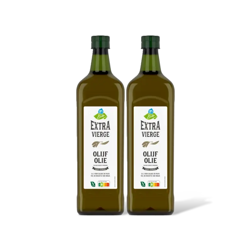 AH Biologisch Olijfolie extra vierge 2-pack