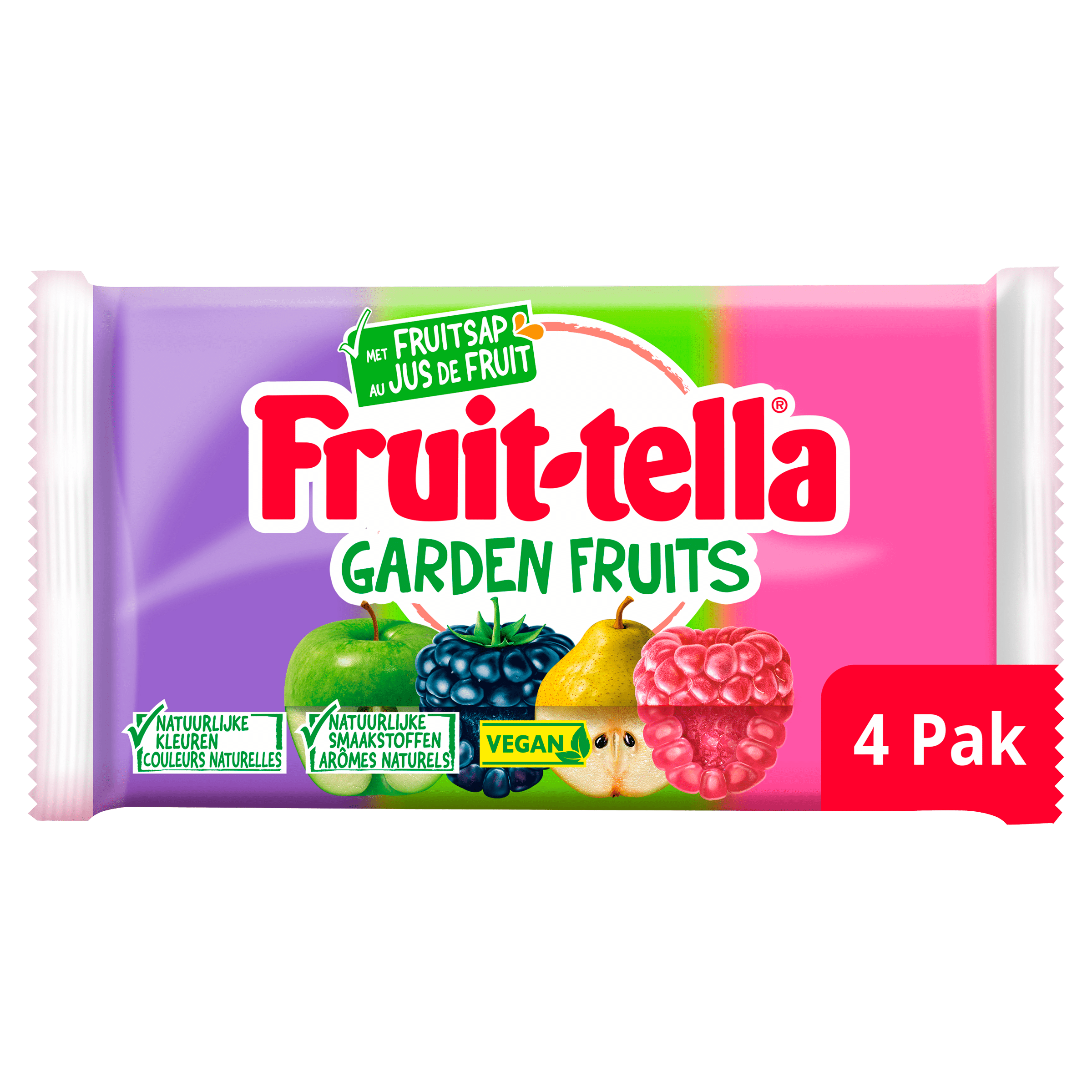 Fruittella Garden fruits vegan 4-pack