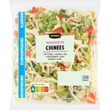 Jumbo Wokgroenten Chinees Kleinverpakking 250 g