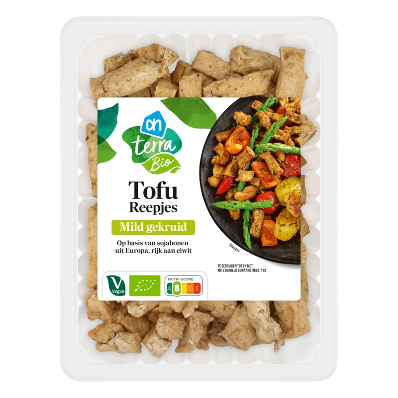 AH Terra Bio tofureepjes mild gekruid
