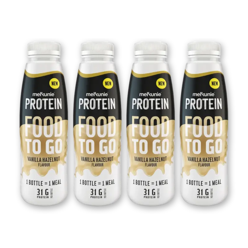 Melkunie Protein food to go vanil hazelnut 4-pack