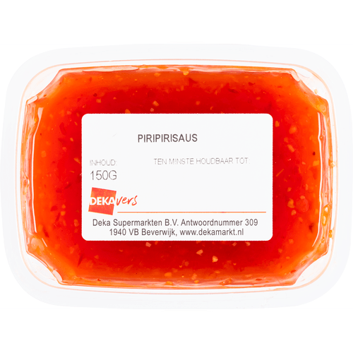DekaVers Piri piri saus