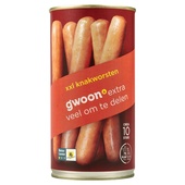 g'woon knakworst xxl