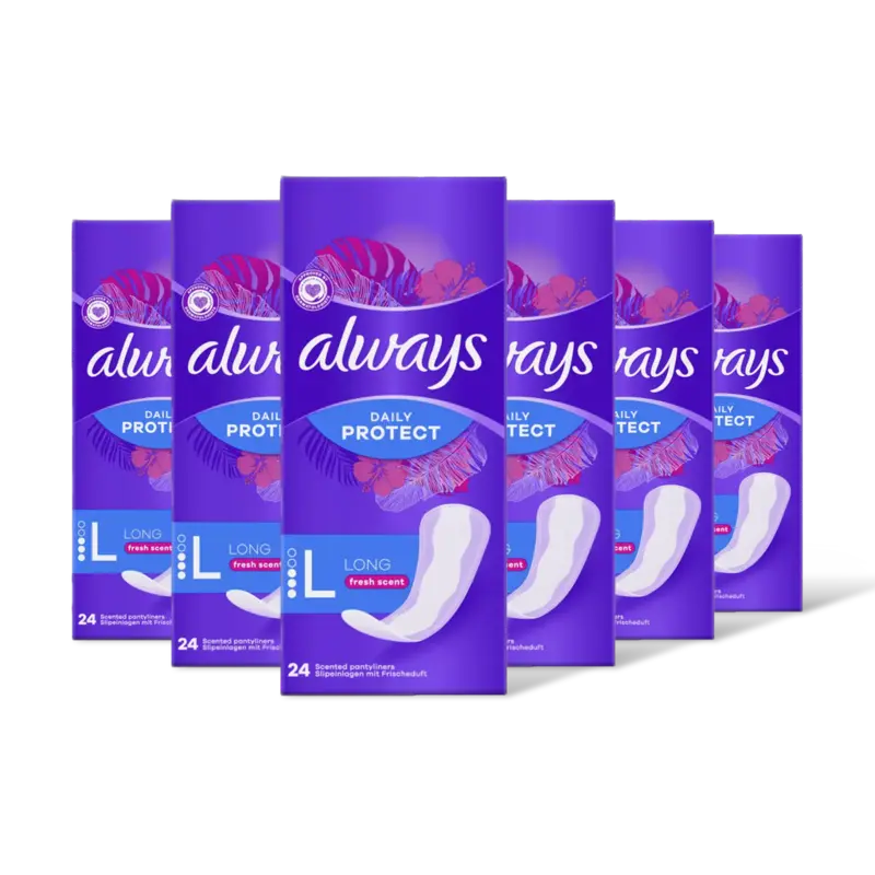 Always Dailies large frsh scent inlegkruis 6pk