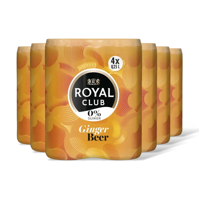 Royal Club Ginger beer 0% suiker 24-pack