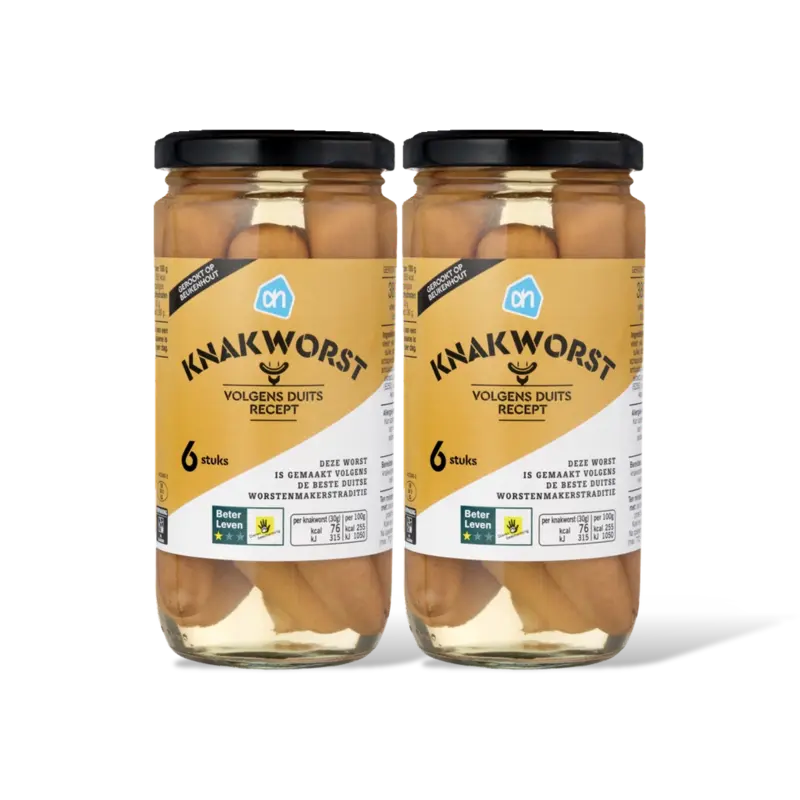 AH Duitse knakworst 2-pack