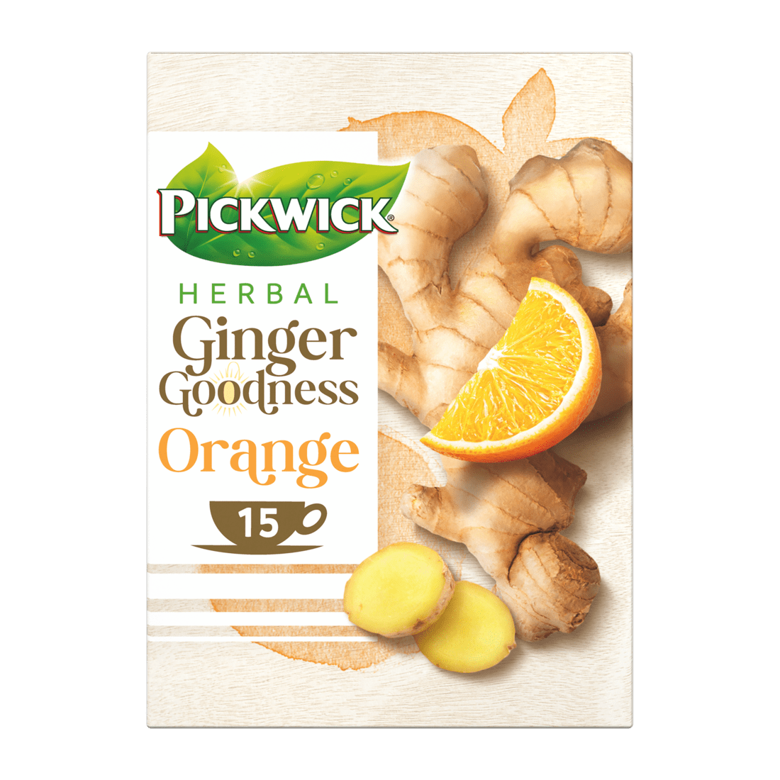 Pickwick Ginger goodness orange