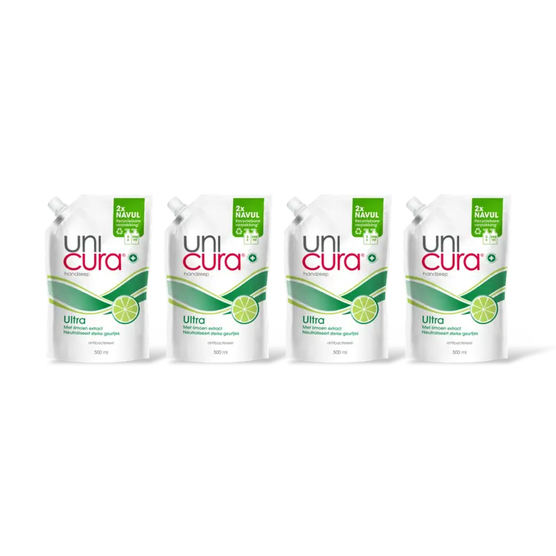 Unicura Handzeep ultra navul 4-pack
