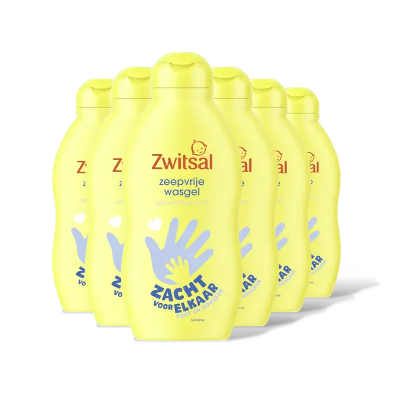 Zwitsal Baby zeepvrije wasgel 6pack