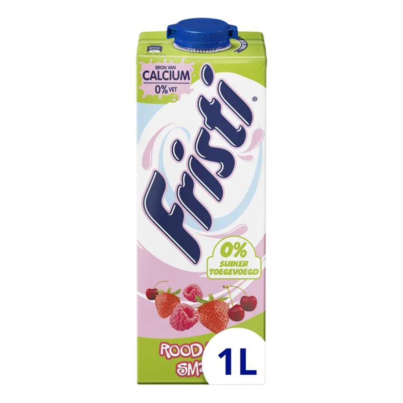 Fristi Rood fruitsmaak 0% suiker toegevoegd