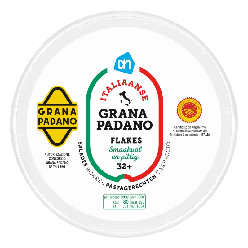 AH Italiaanse grana padano 32+ flakes