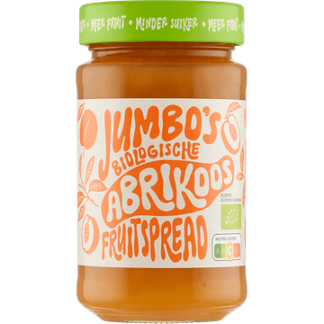 Jumbo's Biologische Abrikoos Fruitspread 250 g